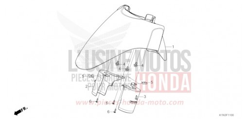 FRONT FENDER FSH125R de 2024